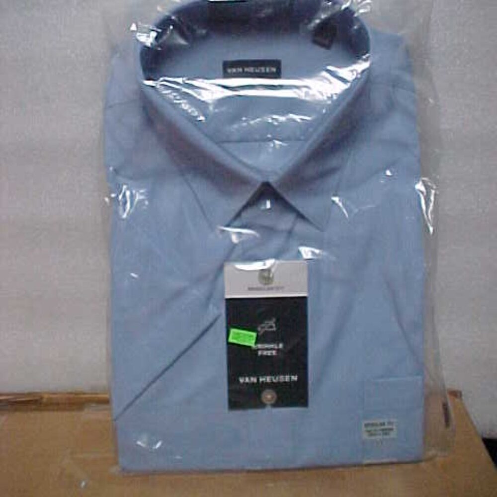 Van Huesen Mens Dress Shirt 17 neck xl